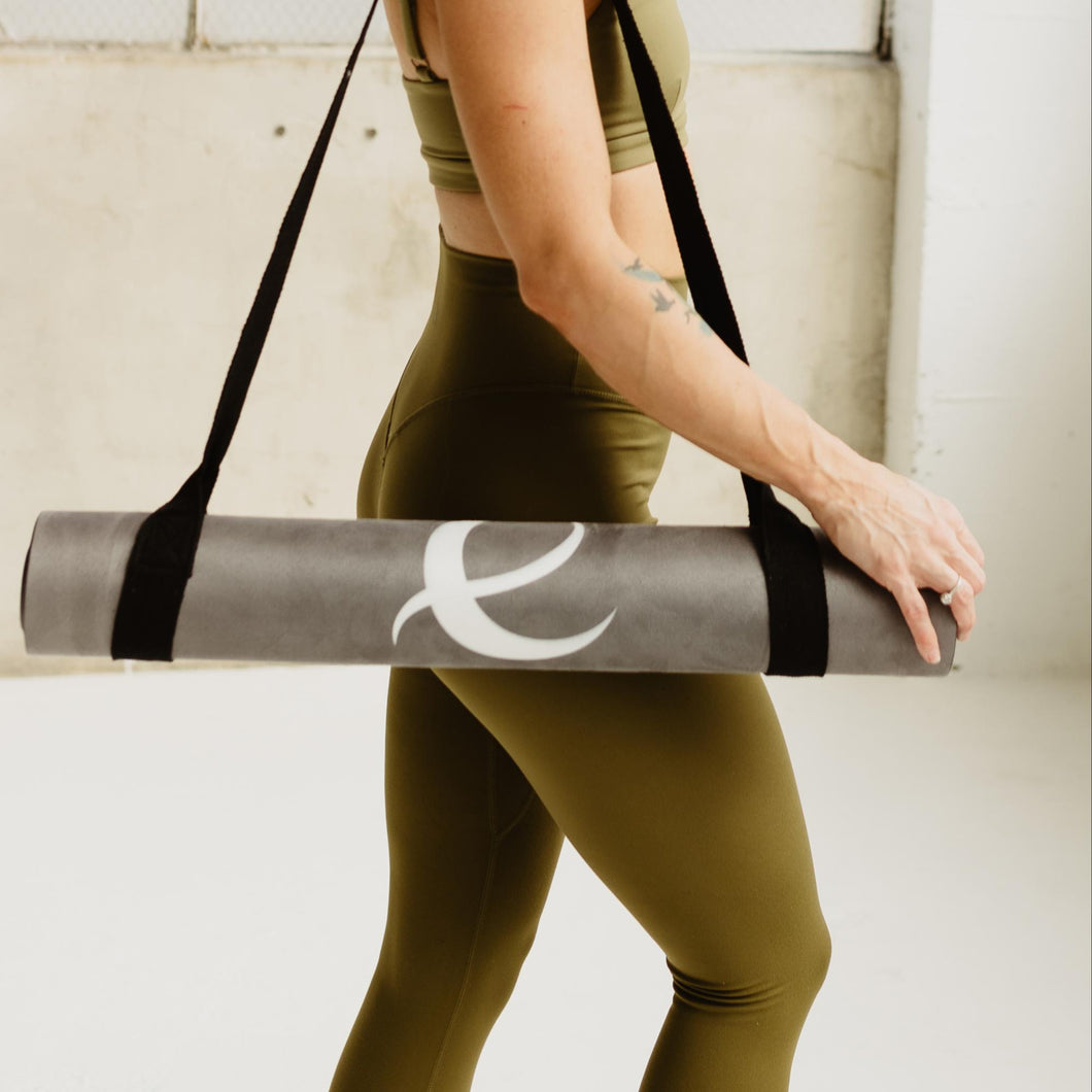 Lightweight, portable, and slick-looking, you'll want to take the Barre Eclipse Travel Mat everywhere! Heck, we took ours to Greece and filmed the Refresh series with it!